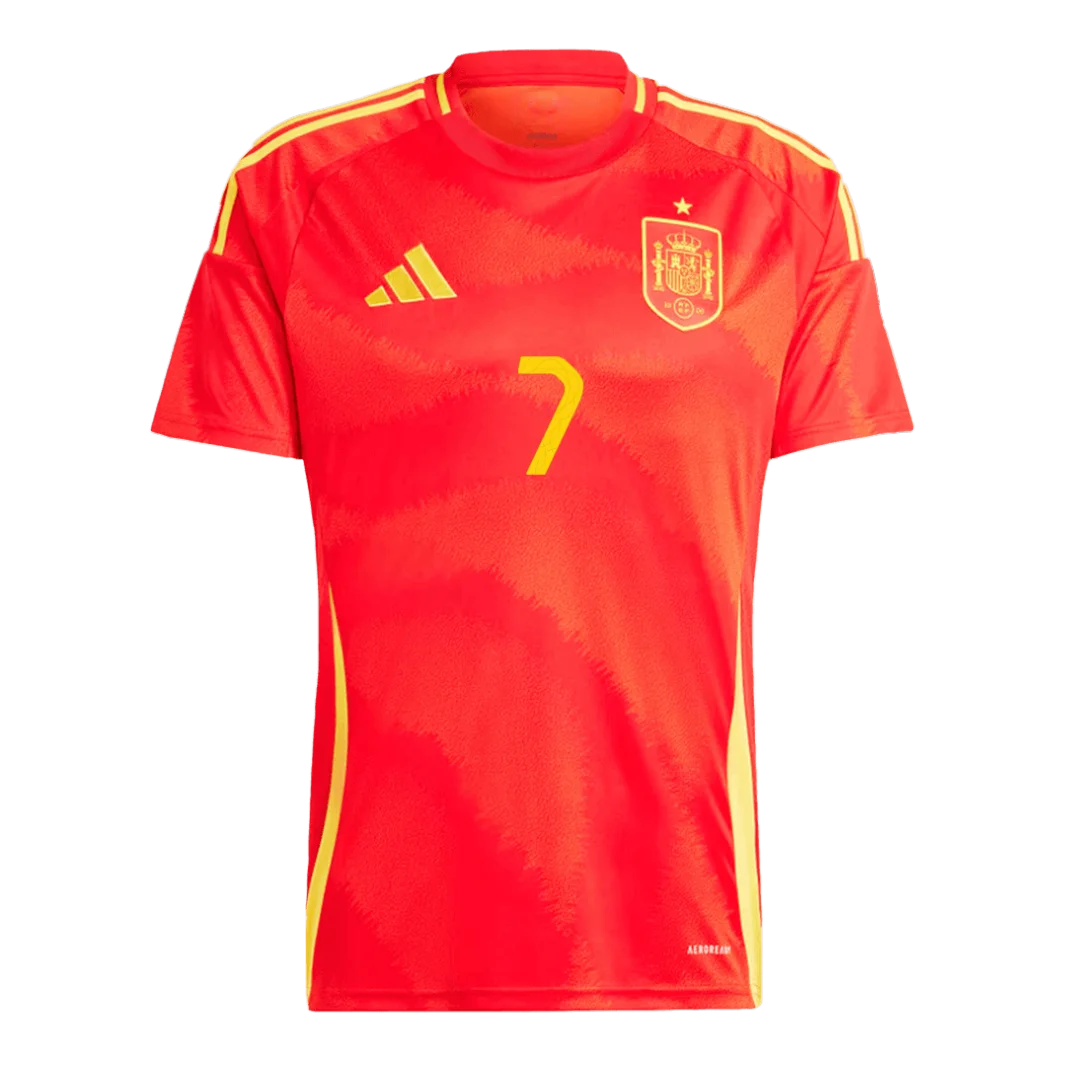 Álvaro Morata NO.7 Maillot 1rd Espagne 2024-1