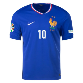Homepage Kylian Mbappe NO.10 Maillot 1rd France 2024 1