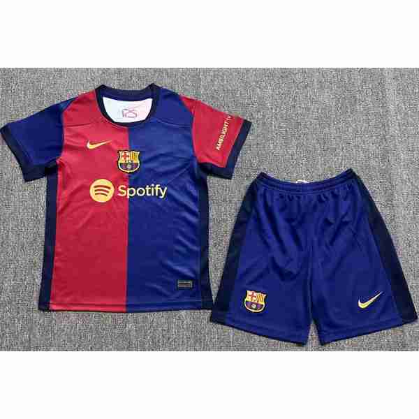 Maillot 1rd Ensemble Enfant Barcelone 2024 2025 Maillot 1rd Ensemble Enfant Barcelone 2024 2025