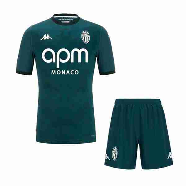 Camiseta AS Monaco 2ª Niño 2024-2025 Maillot 2rd Ensemble Enfant AS Monaco 2024 2025