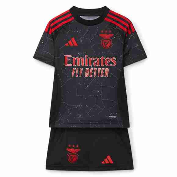 Camiseta Benfica 2ª Niño 2024-2025 Maillot 2rd Ensemble Enfant Benfica 2024 2025