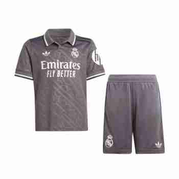 Maillot 3rd Ensemble Enfant Real Madrid 2024 2025 Gris