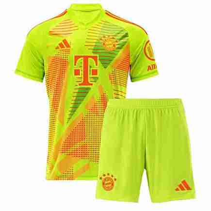 Maillot Gardien Ensemble Enfant Bayern Munich 2024 2025 Maillot Gardien Ensemble Enfant Bayern Munich 2024 2025