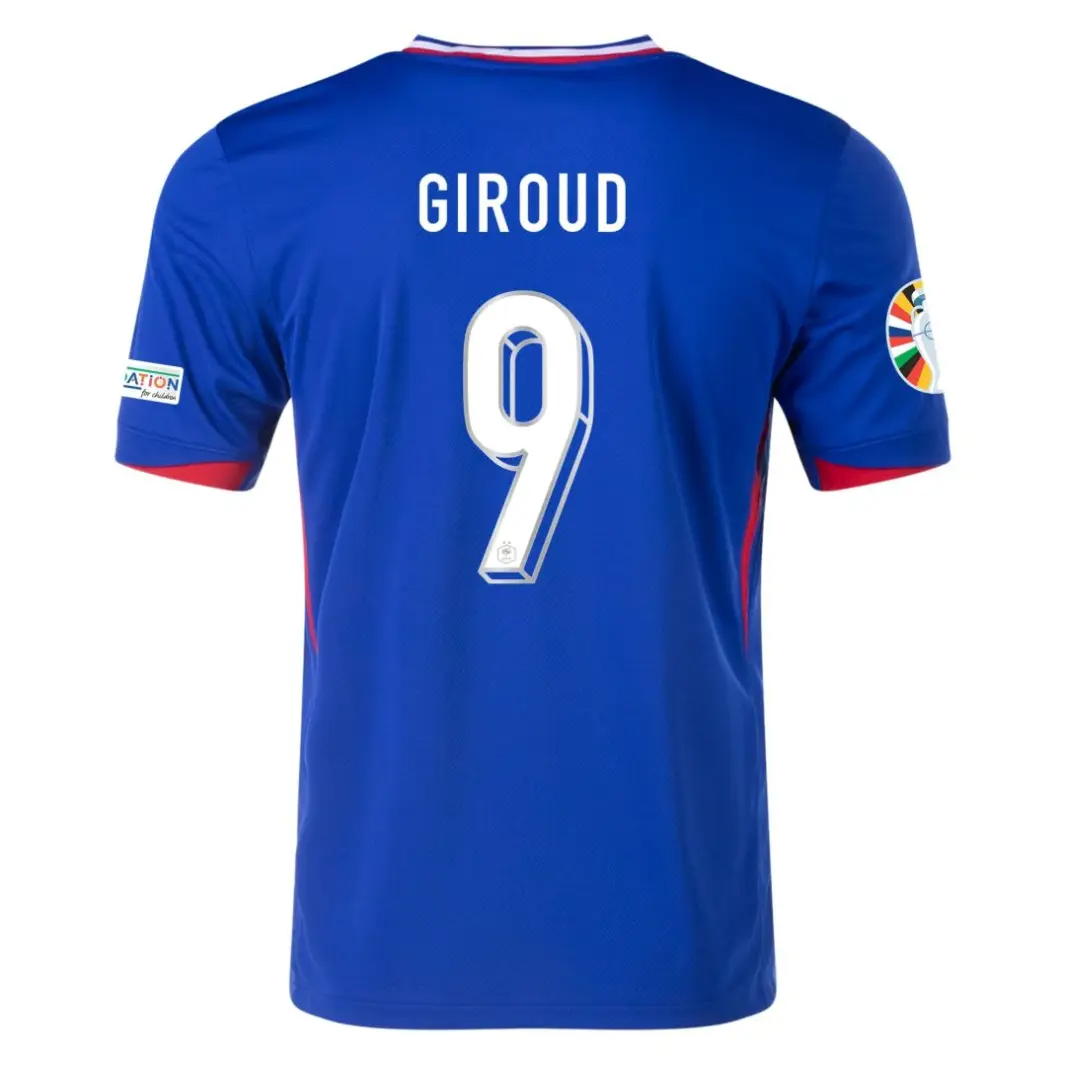 Olivier Giroud NO.9 Maillot 1rd France 2024 Olivier Giroud NO.9 Maillot 1rd France 2024