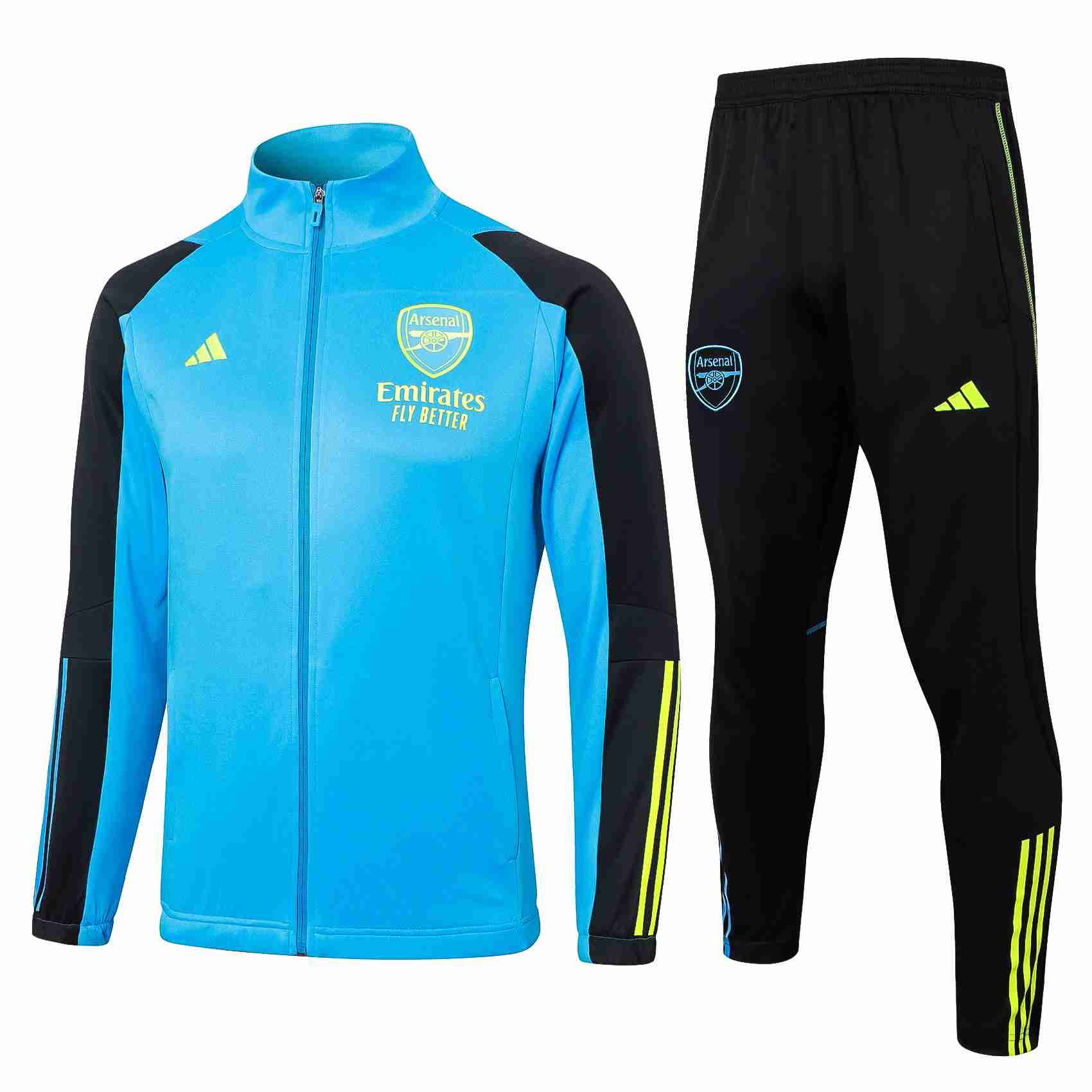 Chandal Arsenal 2024-2025 Azul Survetement Arsenal 2024 2025 Bleu