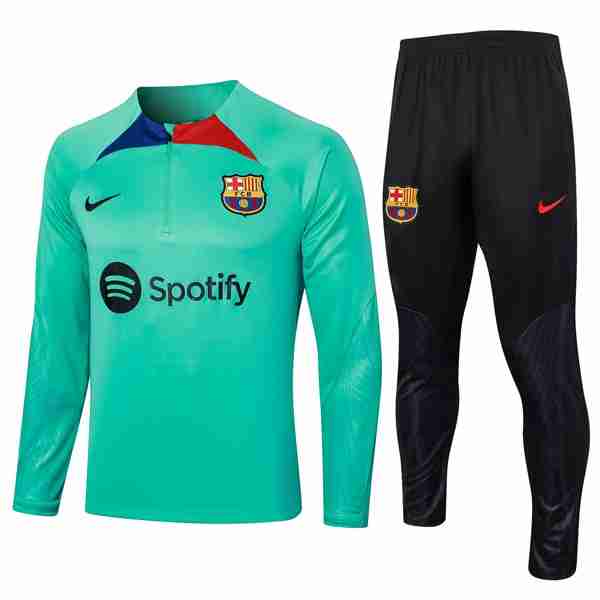 Sudadera De Training Barcelona 2024-2025 Verde Sweat Entrainement Barcelone 2024 2025 Vert