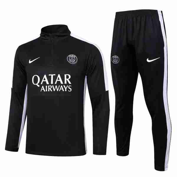 Sudadera De Training PSG 2024-2025 Negro Sweat Entrainement Paris Saint Germain 2024 2025 Negro