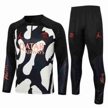 Sweat Entrainement Paris Saint Germain 2024 2025 Noir Jaune
