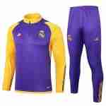 Sweat Entrainement Real Madrid 2024 2025 Purpura Jaune