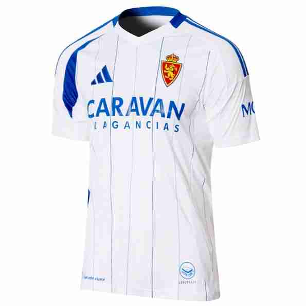 Tailandia Camiseta Real Zaragoza 1ª 2024-2025 Thailande Maillot 1rd Real Zaragoza 2024 2025