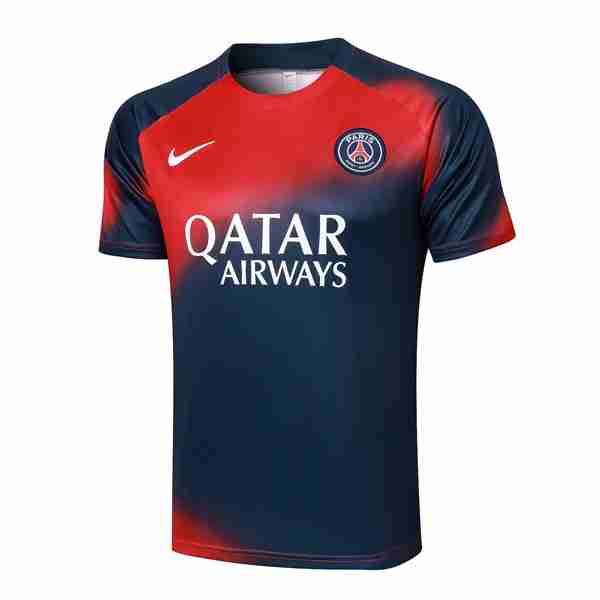 Camiseta Entrenamiento PSG 2024-2025 Azul Rojo Thailande Maillot Football Entrainement Paris Saint Germain 2024 2025 Bleu Rouge
