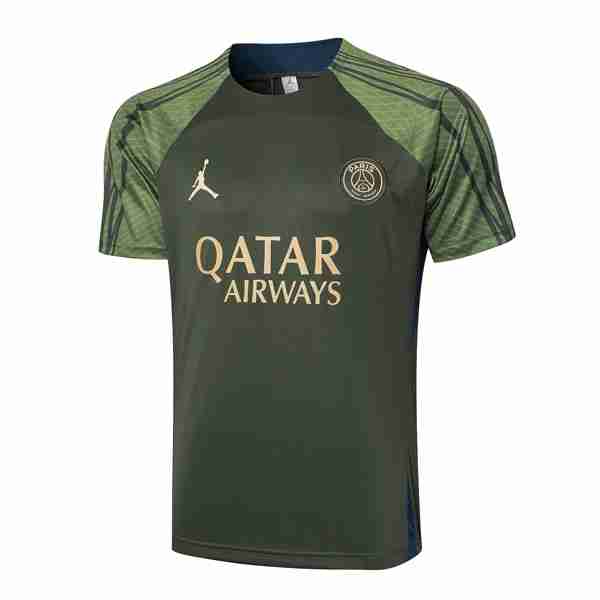 Camiseta Entrenamiento PSG 2024-2025 Verde 2 Thailande Maillot Football Entrainement Paris Saint Germain 2024 2025 Vert