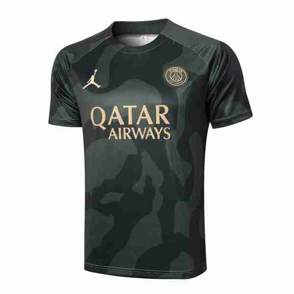 Camiseta Entrenamiento PSG 2024-2025 Verde Thailande Maillot Football Entrainement Paris Saint Germain 2024 2025