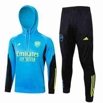 Survetement A Capuche Arsenal 2024 2025 Bleu