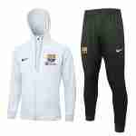 Survetement A Capuche Barcelone 2024 2025 Blanc