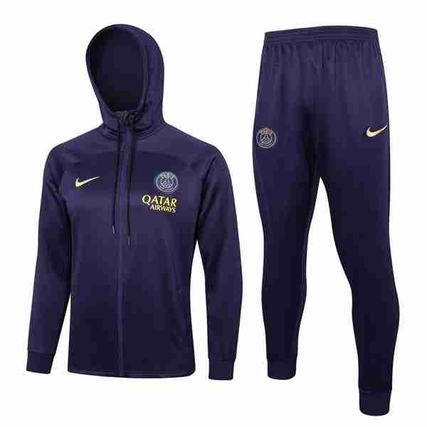 Chandal Con Capucha PSG 2024 2025 Purpura Survetement A Capuche Paris Saint Germain 2024 2025 Purpura