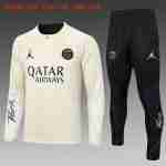 Sweat Entrainement Ensemble Enfant Paris Saint Germain 2024 2025 Jaune