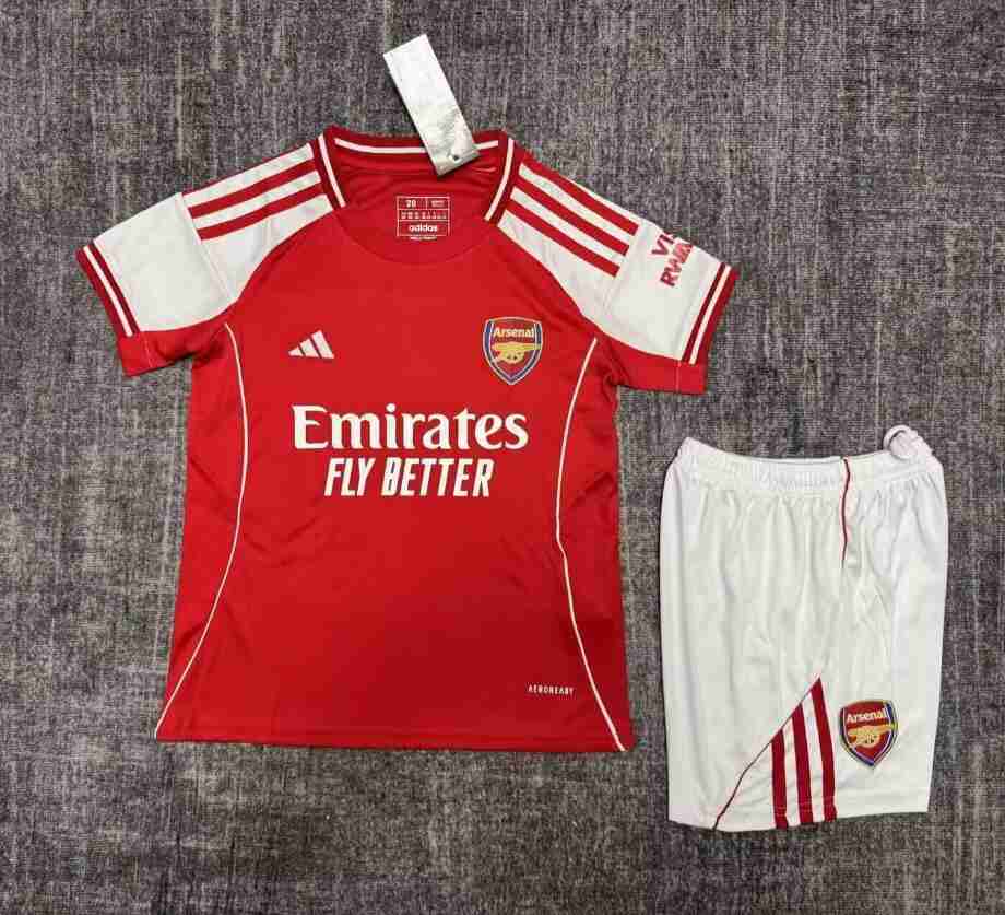 Maillot 1rd Ensemble Enfant Arsenal 2025 2026 Maillot 1rd Ensemble Enfant Arsenal 2025 2026