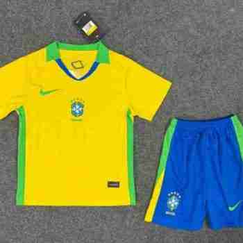 Maillot 1rd Ensemble Enfant Brésil 2025 2026