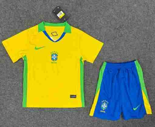 Maillot 1rd Ensemble Enfant Brésil 2025 2026 Maillot 1rd Ensemble Enfant Bresil 2025 2026