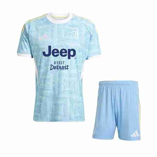 Camiseta Juventus 2ª Niño 2025-2026 Maillot 2rd Ensemble Enfant Juventus 2025 2026