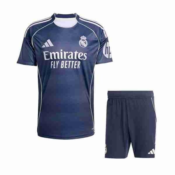 Camiseta Real Madrid 2ª Niño 2025-2026 Maillot 2rd Ensemble Enfant Real Madrid 2025 2026 1