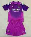 Maillot Gardien Ensemble Enfant Real Madrid 2025 2026 Purpura