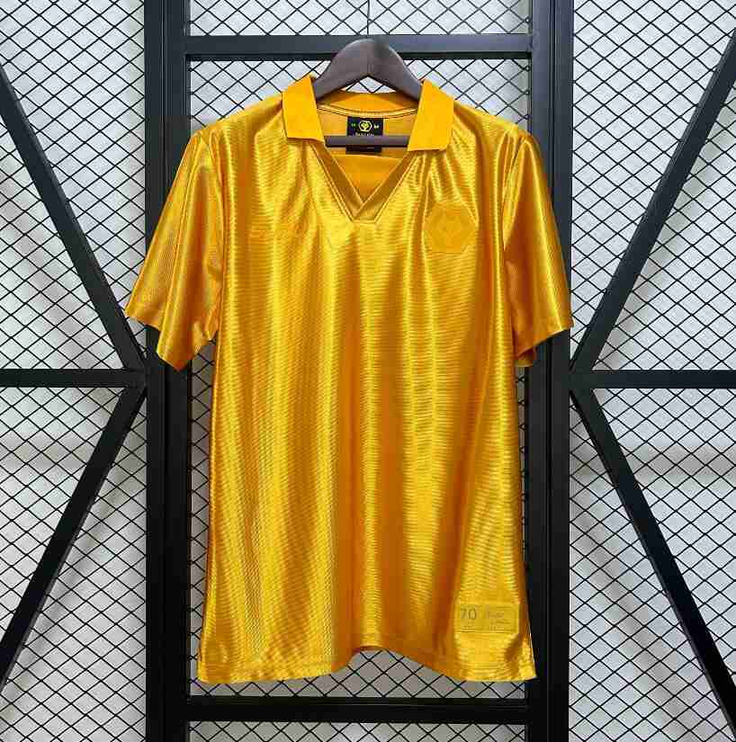 Thailande Maillot 70th Wolves 2025 2026 Thailande Maillot 70th Wolves 2025 2026