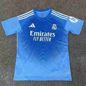 Thailande Maillot Gardien Real Madrid 2025 2026 Bleu