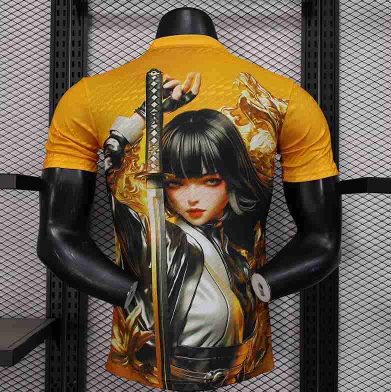 Thailande Maillot Spécial Japon 2025 26 Jaune_1