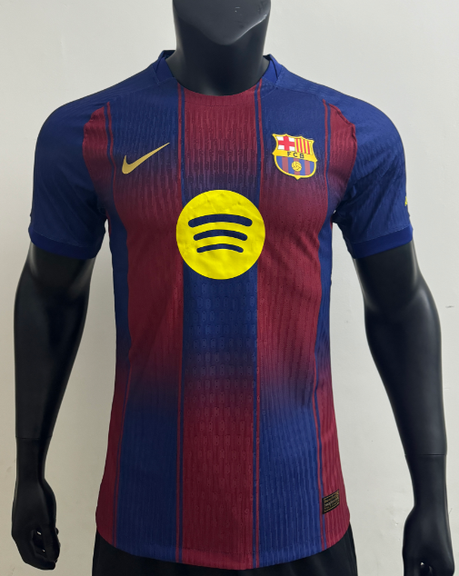 Version Joueur Maillot 1rd Barcelone 2025 2026 Version Joueur Maillot 1rd Barcelone 2025 2026