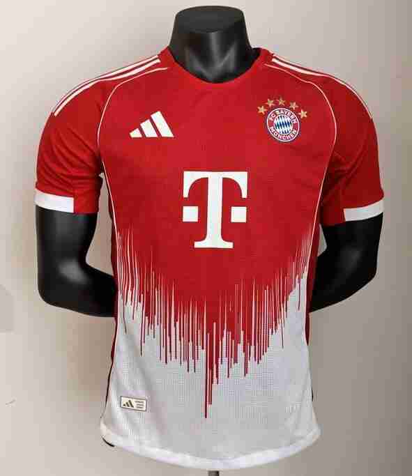 Version Joueur Maillot 1rd Bayern Munich 2025 2026 Version Joueur Maillot 1rd Bayern Munich 2025 2026