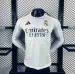 Version Joueur Maillot 1rd Manches Longues Real Madrid 2025 2026