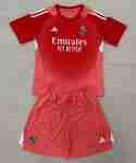 Maillot Gardien Ensemble Enfant Real Madrid 2025 2026 Rojo