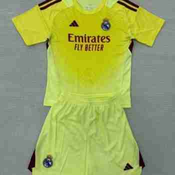 Maillot Gardien Ensemble Enfant Real Madrid 2025 26