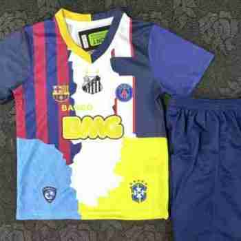 Neymar Jr. NO.11 Maillot Spécial Ensemble Enfant Santos FC 2025 2026