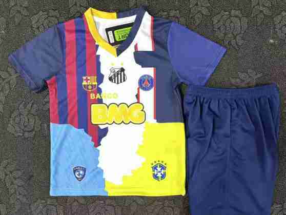 Maillot Neymar Spécial Ensemble Enfant Santos 2025 2026 Maillot Neymar Special Ensemble Enfant Santos 2025 2026