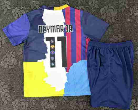 Maillot Neymar Spécial Ensemble Enfant Santos 2025 2026_1