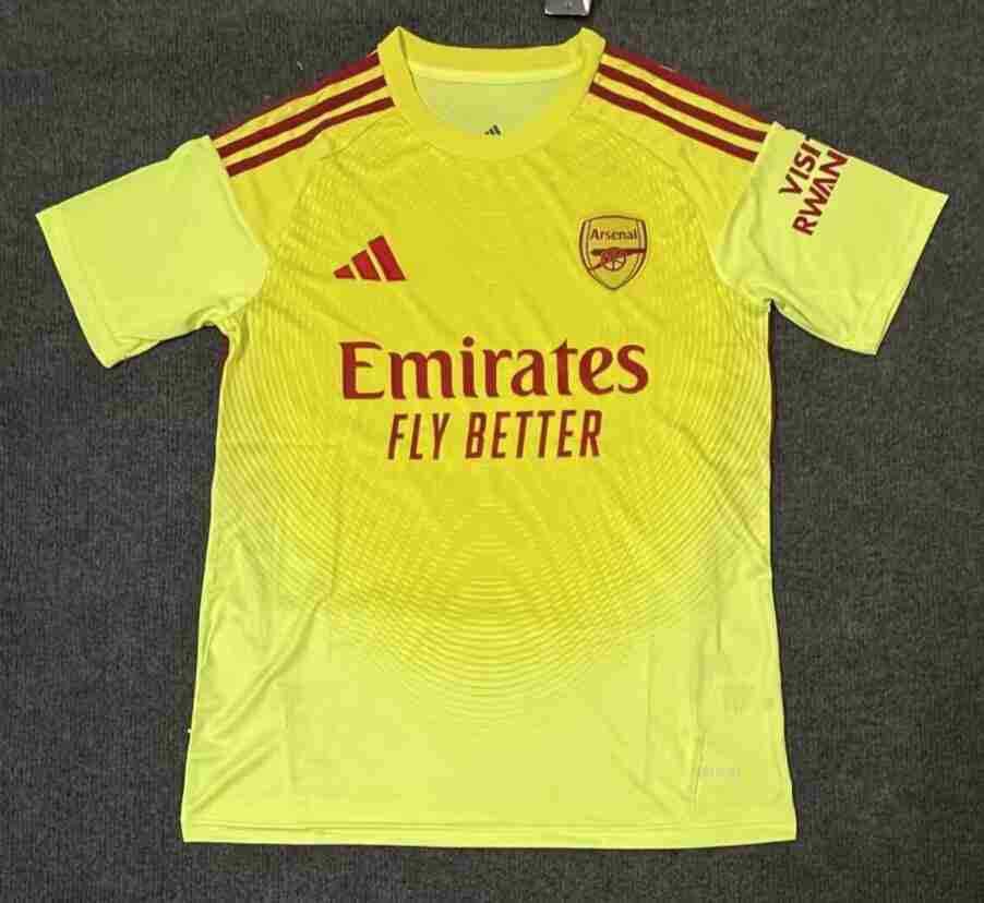 Thailande Maillot Arsenal Gardien 2025 2026 Thailande Maillot Arsenal Gardien 2025 2026