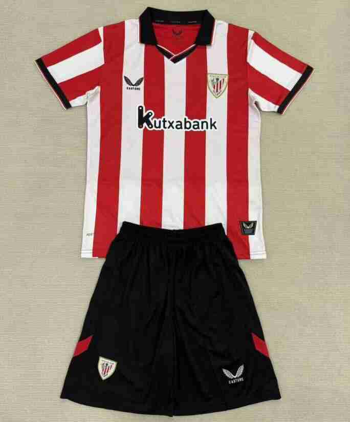 Maillot 1rd Ensemble Enfant Athletic Bilbao 2025 2026 Maillot 1rd Ensemble Enfant Athletic Bilbao 2025 2026