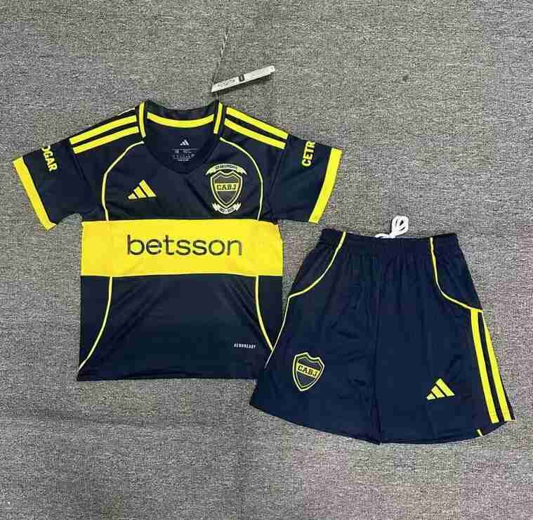 Maillot 1rd Ensemble Enfant Boca Juniors 2025 2026 Maillot 1rd Ensemble Enfant Boca Juniors 2025 2026