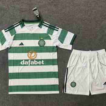 Maillot 1rd Ensemble Enfant Celtic Glasgow 2025 2026