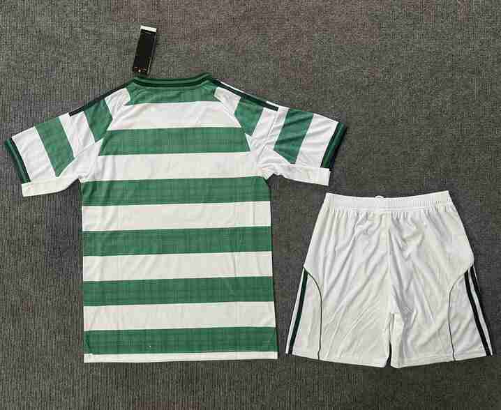 Maillot 1rd Ensemble Enfant Celtic Glasgow 2025 2026_1
