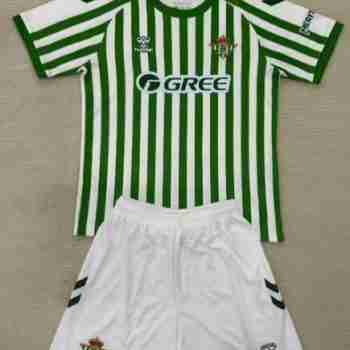 Maillot Final Conference League Spécial Ensemble Enfant Real Betis 2025 2026