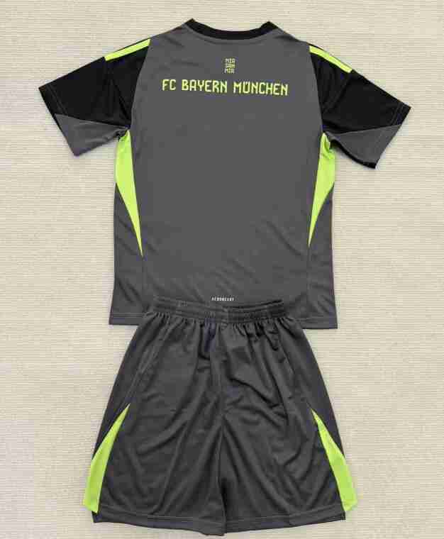 Maillot Gardien Ensemble Enfant Bayern Munich 2025 2026 Gris_1