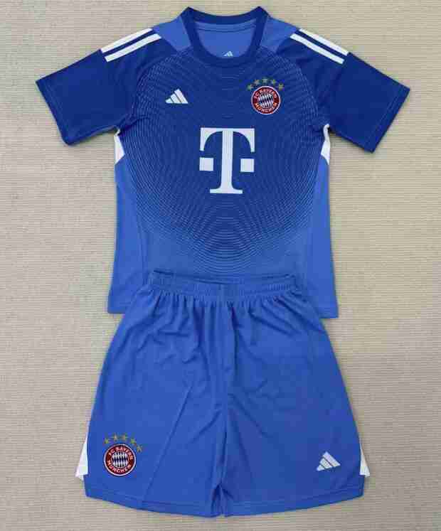 Maillot Gardien Ensemble Enfant Bayern Munich 2025 2026 Maillot Gardien Ensemble Enfant Bayern Munich 2025 2026