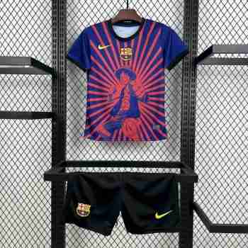 Maillot One Peace Spécial Ensemble Enfant Barcelone 2025 2026