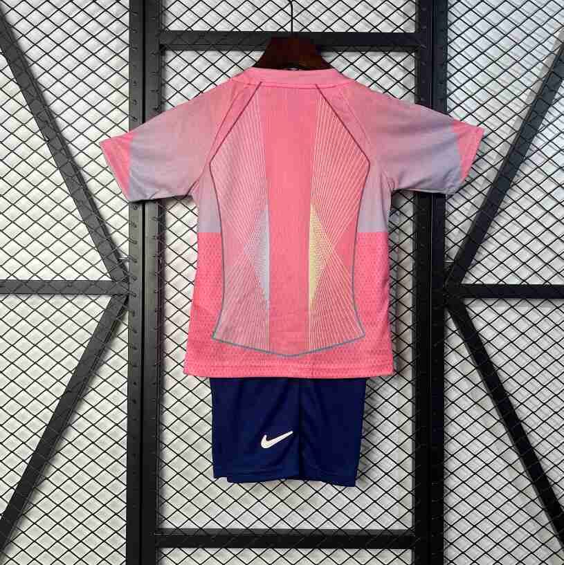 Maillot Spécial Ensemble Enfant Barcelone 2025 2026 Rosa_1