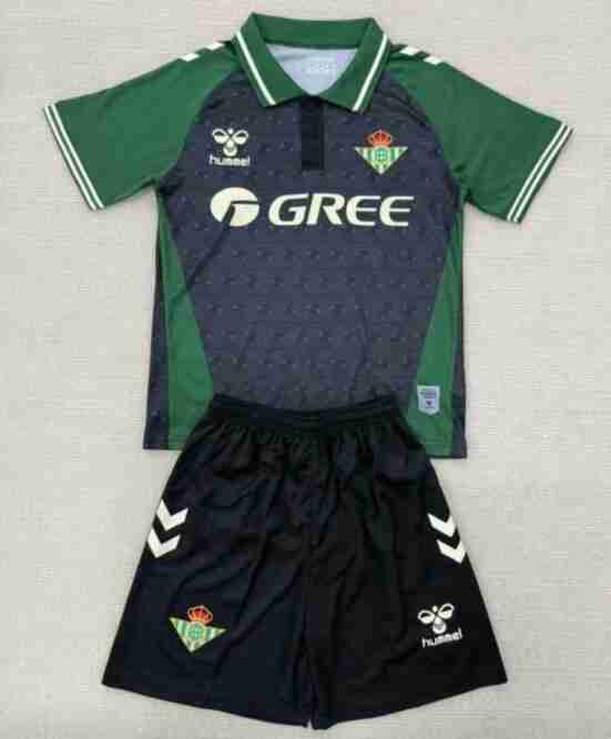 Maillot Spécial Ensemble Enfant Real Betis 2025 26 Maillot Special Ensemble Enfant Real Betis 2025 26