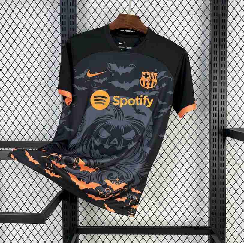 Thailande Maillot Halloween Spécial Barcelone 2025 2026 Thailande Maillot Halloween Special Barcelone 2025 2026
